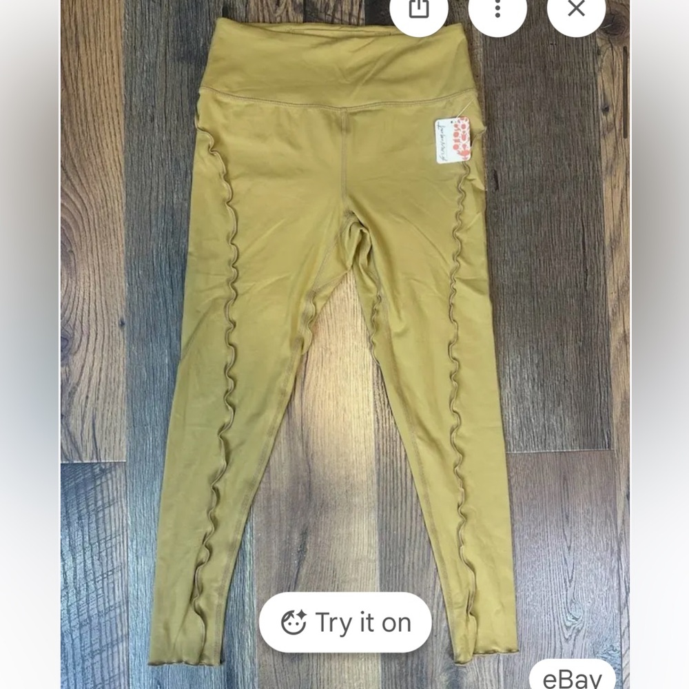 Free People High Rise Exposed Seam Leggings
